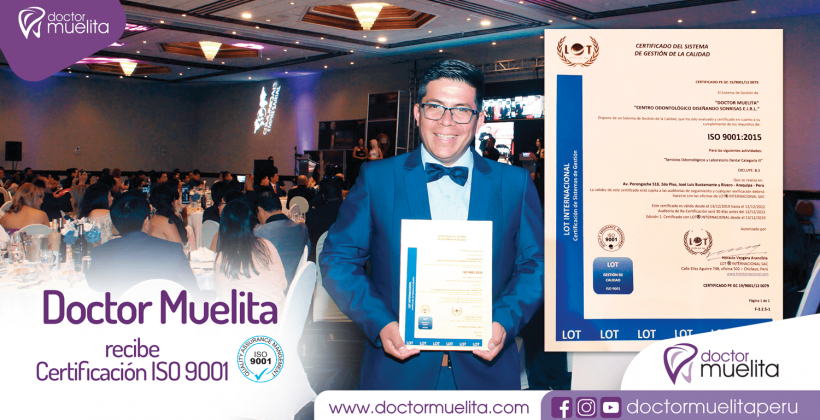 Doctor Muelita obtiene Certificación ISO 9001