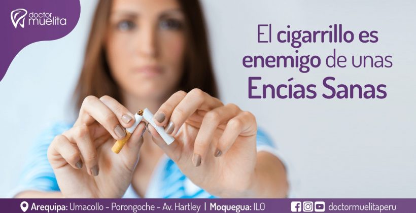 El Cigarrillo es enemigo de unas encías sanas