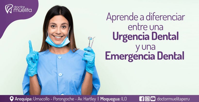 Aprende a diferenciar lo que es una urgencia y una emergencia en la odontología
